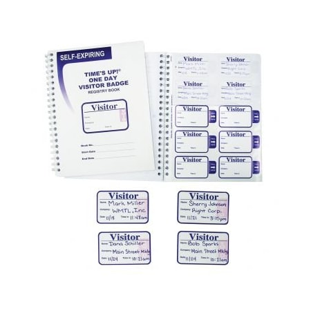 Accuform VISITOR LOG BOOKBADGES SIZE  UOM DNA295 DNA295
